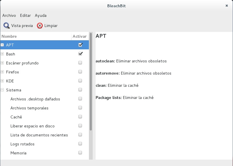 Bleachbit una alternativa a ccleaner para tu Linux NKSistemas