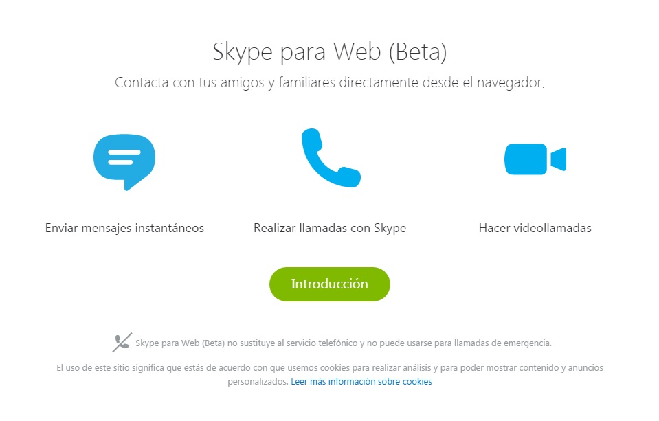 Skype para webOS se deja ver